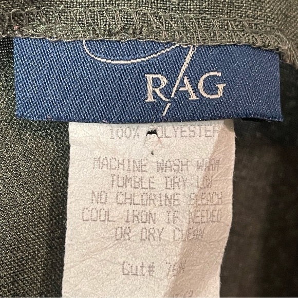 Vintage 90’s Green Grey Square Neck Cami Mini Dress Size Small. - Picture 7 of 8